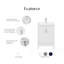 Ensemble de meuble-lavabo simple 24 po Elise-1825013827-1825013830