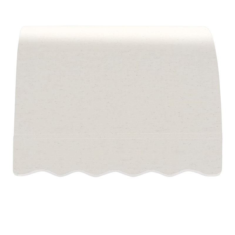 Auvent fixe en tissu acrylique Awann Savannah, H 44 po x l 52,5 po x P 36 po, Tweed avoine