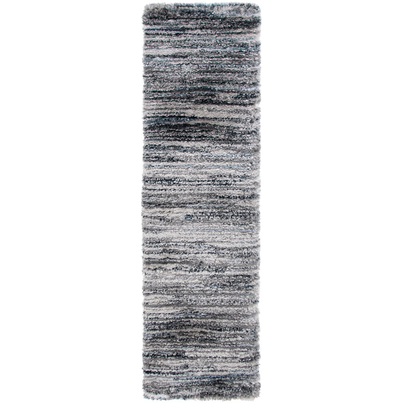 Cloud Shag Performance Abstract Rug, Runner 2'3" x 8'