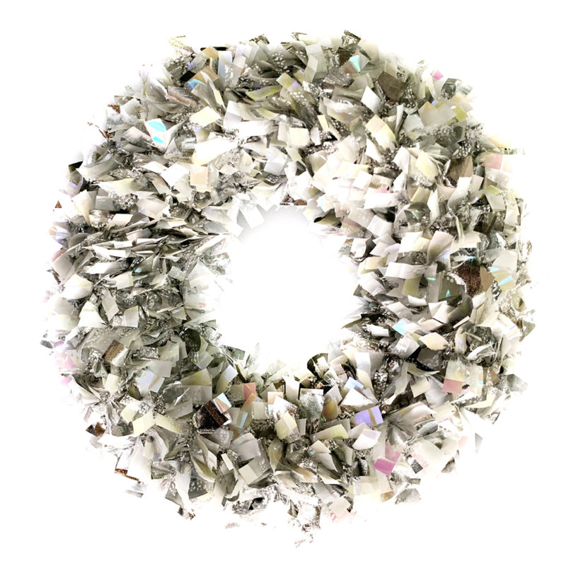 Couronne courbée 15 pouces Sparkle Elegance, Argenté/doré
