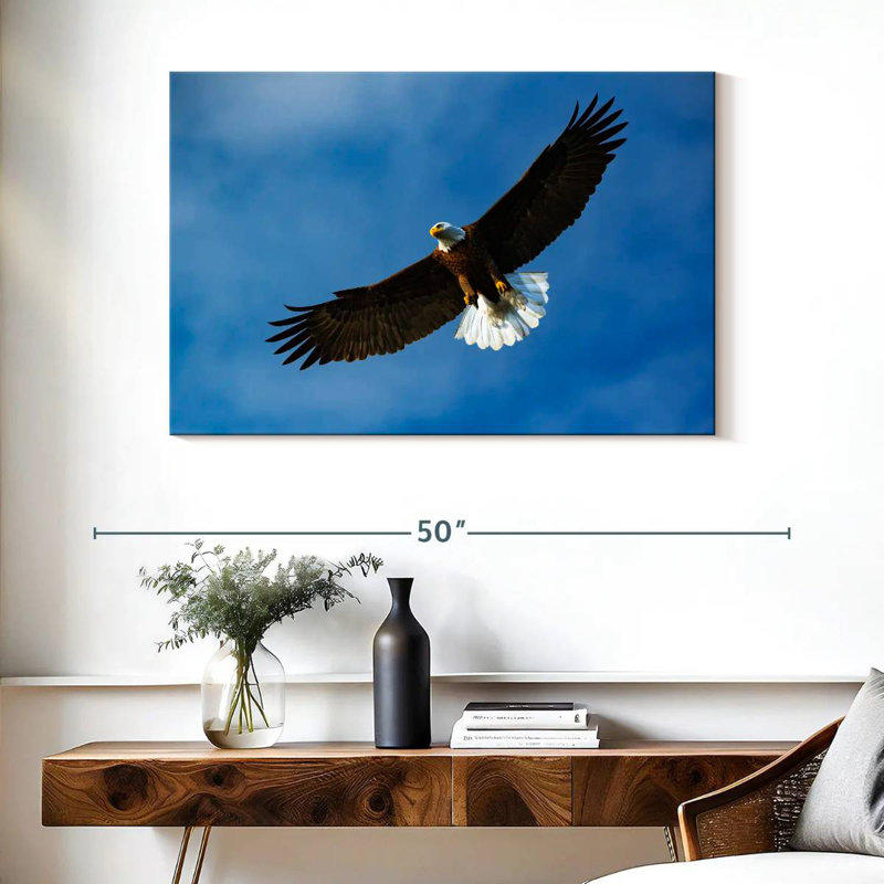 Brampt Eagle d'en bas, H 26 po x l 39 po