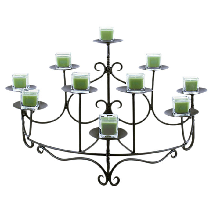14'' H Metal Fireplace Candelabra