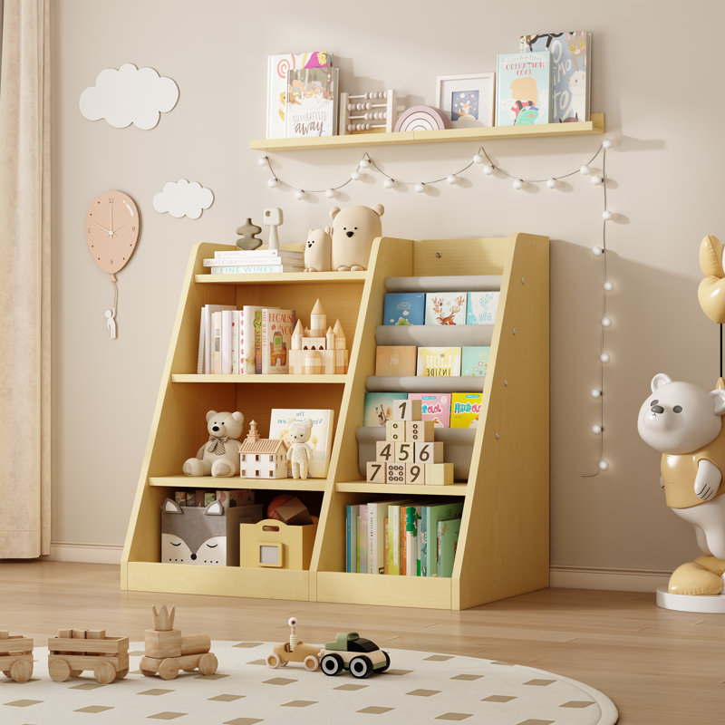 Armoire de rangement en bois pour jouets, Bois