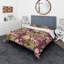 Ensemble de housse de couette designart rétro paris et roses avec coeurs-35228503