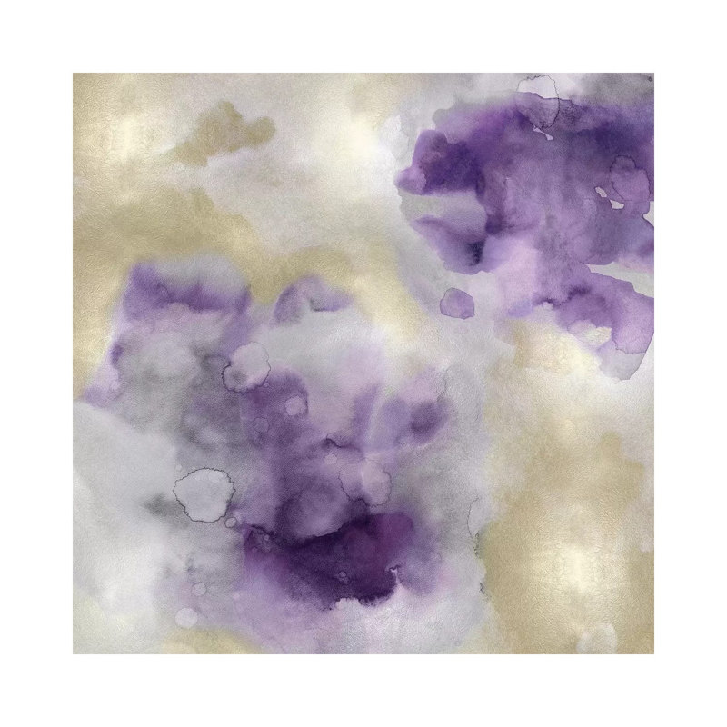 Whisper In Amethyst II by Lauren Mitchell - Wrapped Canvas Gallery-Wrapped Canvas Giclée, 30.48 cm H x 30.48 cm W