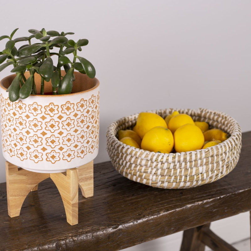 BOLS EN PAILLE DÉCO S/3