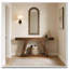 Table de rangement avec canapé, console, table d'appoint