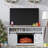Thoa 58'' Media Console TV Stand For TVs Up To 65" With Electric Fireplace Included-383999239