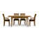 Sarah 4 - Person Solid Wood Top Four Leg Dining Set