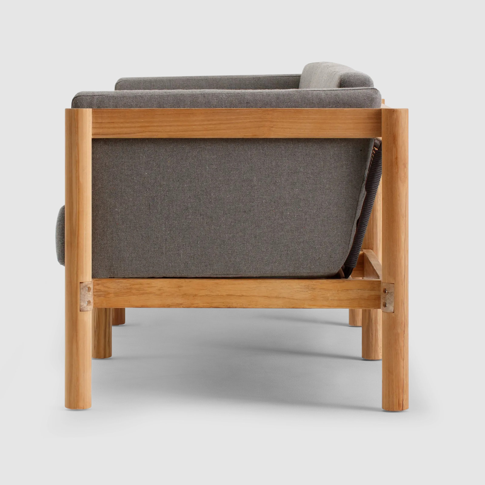 Haven 93" Sunbrella® Patio Sofa, Sunbrella Greystone