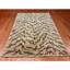 Tapis beige / brun touffeté à la main Indo-15393087