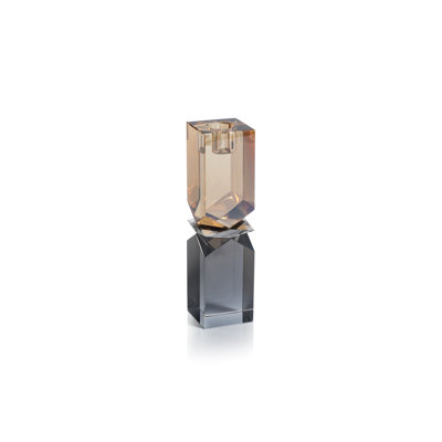 Glass Tabletop Candlestick