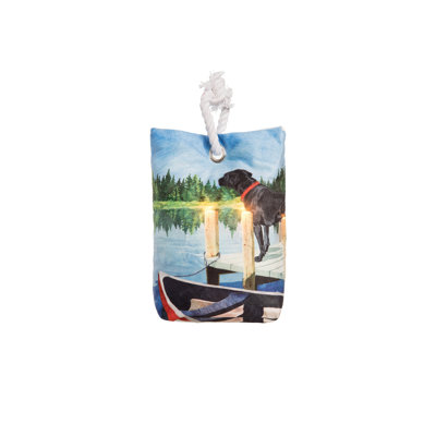 Dog Lake Pier Light-Up LED Doorstop