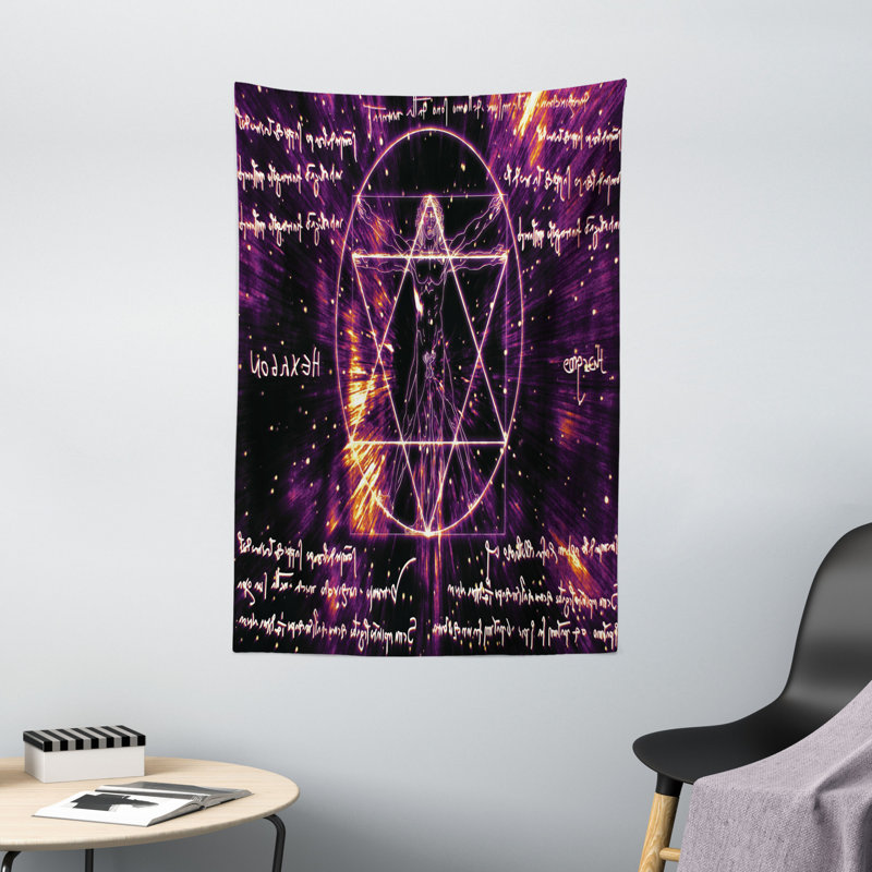 Tapisserie en polyester univers, H 60 po x l 40 po