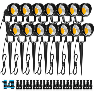 Solar Powered Integrated LED Spotlight Pack