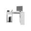 Bureau en coin H 29,5 po, 2 tiroirs, 3 tablettes - Bureau