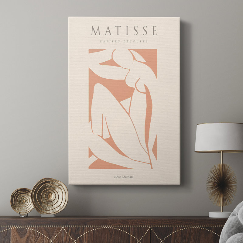 Matisse C Framed Print -Custom Wrapped Gallery Cavas