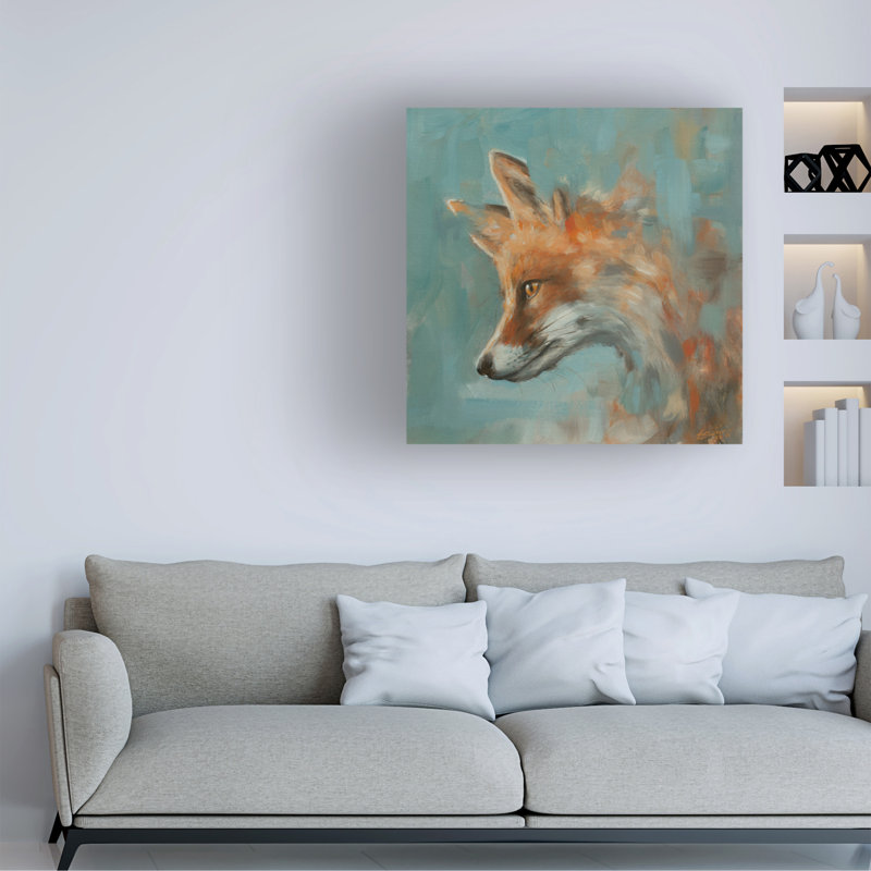 Portrait d'animaux sur toile, L 14 po x H 14 po
