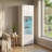 Casey-May 25" Bookcase with LED Lighting, Glass Shelves, Glass Doors-315935045