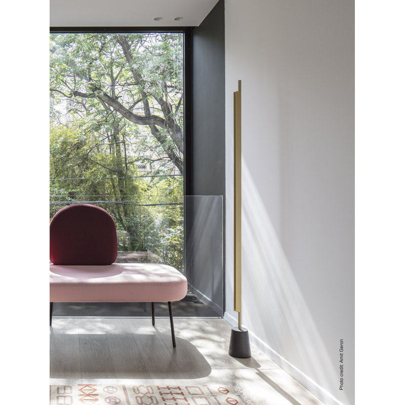 Compendium Floor Lamp, 3000K, Silver