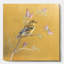 «Gold Bird on Blossoms III», reproduction d'art sur toile tendue-55950064-90712808