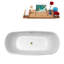 1699.3mm x 779.8mm Freestanding Soaking Acrylic Bathtub-1143223734