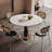 White Round Sintered Stone Dining table-119548112