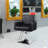 Lengnan Backed Adjustable Height Industrial Stool Footring