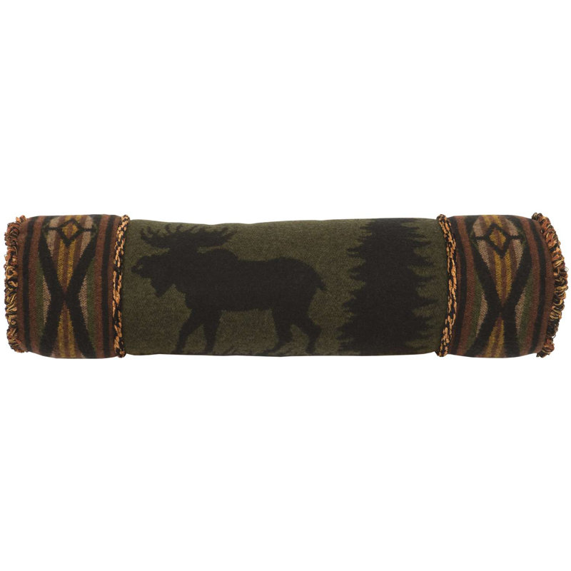 Wooded River Moose I - Decor Pillow - 6x26