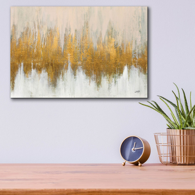 «Glimmer 1» par Julia Purinton, art mural en verre acrylique, H 12 po x l 16 po x P 0,13 po