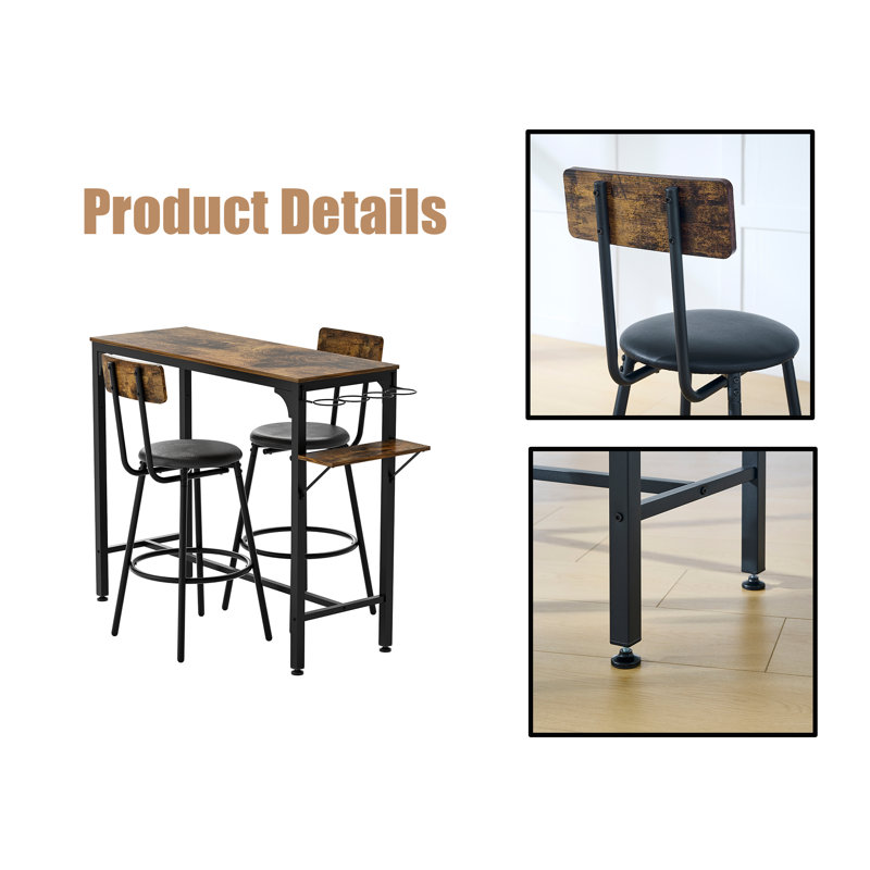 Khylee 2 - Person Four Leg Dining Set