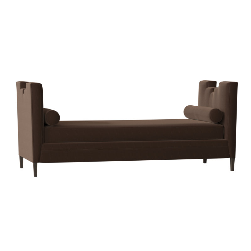 Banc rembourré Ida, Chocolat Sachi, Brun acajou