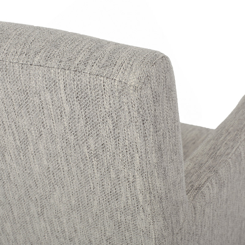 Tabouret de comptoir rembourré 30,5 po - gris clair / gris