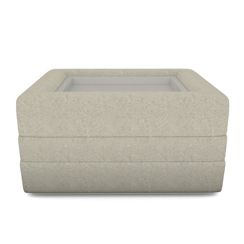 Boyden By Thom Ficilia Square Ottoman, Ian Smoke, Wrenn