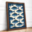 School of Fish Coastal - Framed Print-1529327784-1529327791