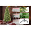 Arbre de Noël 9 pi avec 2435 pointes et 700 lumières à DEL blanc chaud - branches mixtes en PVC + PE, structure à charnières pour une installation facile, support en métal pour un soutien solide, décoration luxueuse des Fêtes-405748500