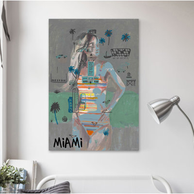 Parvez Taj - Wrapped Canvas Painting