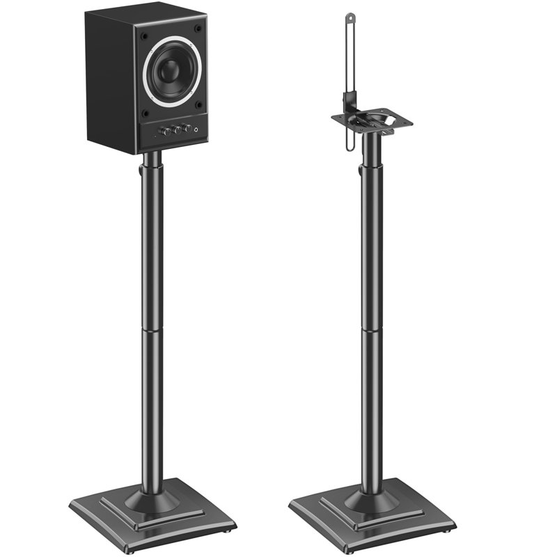 Speaker Stands Height-Adjustable Set Of 2