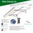 59"x34" Polycarbonate & Aluminum Door Window Awning Canopy for Masonry Concrete Wall House Only (Duplicate Conceptual Entry, Represented Once in Context)-112161339-112161337