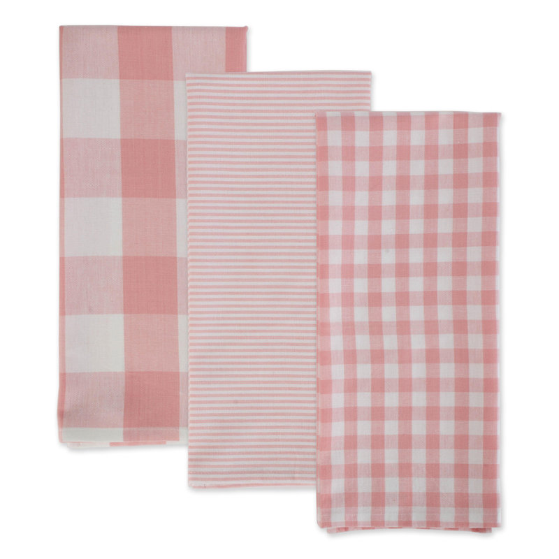Torchon Fairley, Rose / blanc