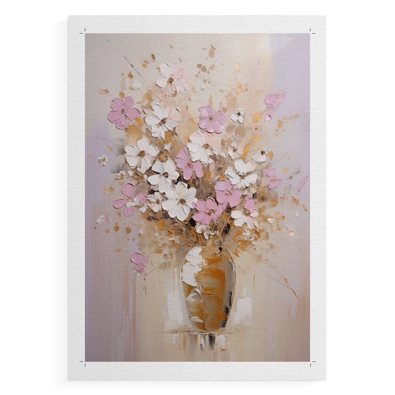 FLORAL Series CCCCLXI - Impression sur toile seulement - NON CADRE, H 48 po x l 32 po