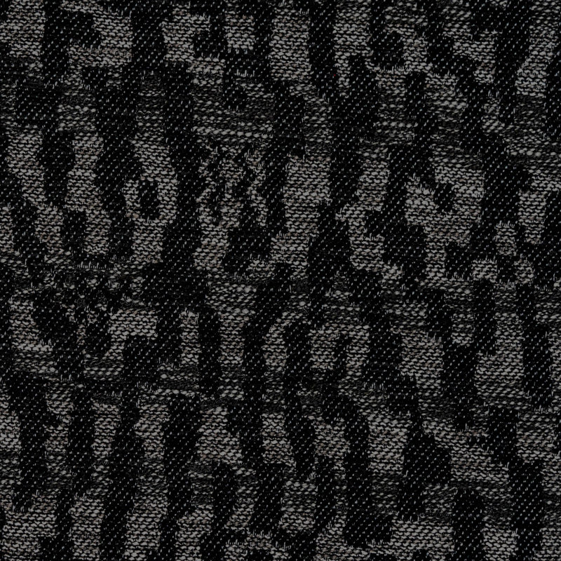 Tissu jacquard muse, Onyx