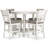 Dalvin Counter Height Dining Table And 4 Bar Stools (Set Of 5)