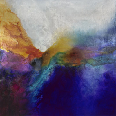 Ethereal " Ethereal Drifting " by Jennifer Hollack Raboin Painting Print