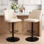 Tabouret de bar et de comptoir pivotant rembourré à hauteur réglable avec repose-pieds-936122563-936323304