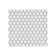 CC Mosaics Matte 1" x 1" Hexagon Porcelain Mosaic Wall & Floor Tile