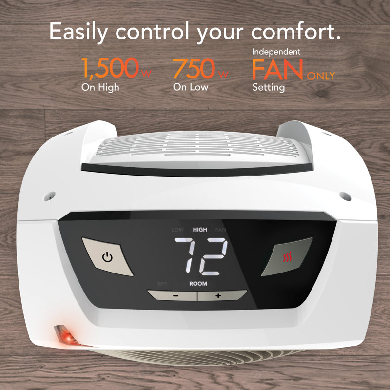 Vornado AVH10 Whole Room Vortex Heater with Advanced Safety Features