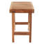 Banc de douche en teck 15,75 po Chantail