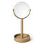 Ayven Round Wooden Framed Vanity Mirror, Contemporary Bathroom Wall Mirror-16795396