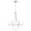 Crystal Empire 8 Light 30in x 38in Chandelier in White with Clear Radiance Crystals-2113843529-2113843531-2113843532